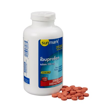 sunmark - Pain Relief 200 mg Strength Ibuprofen Tablet 500 per Bottle - 49348070614