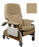 Graham-Field Lumex Deluxe Clinical Care Drop Arm Recliner Vintage Gold Vinyl Upholstered Four Swivel Casters, 2 with Locks, 1 Directional Four Swivel Casters, 2 with Locks, 1 Directional - FR566DG401