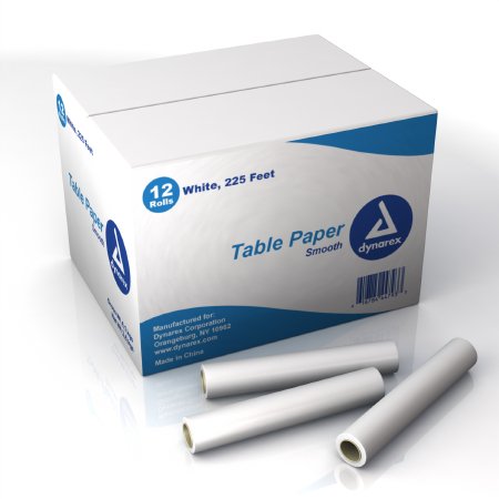 Dynarex - Table Paper 14 Inch Width White Smooth - 4480