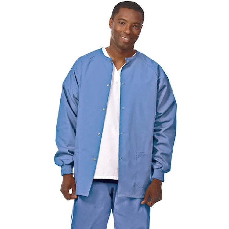 Fashion Seal Uniforms - Warm-Up Jacket Teal Small Hip Length Reusable - 6712-S