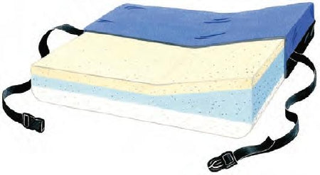 Skil-Care Skil-Care Seat Cushion 18 W X 16 D X 3-1/2 to 5 H Inch Foam - 756010