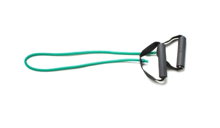 Fabrication Enterprises CanDo Exercise Resistance Tubing With Handles Green 36 Inch Length Medium Resistance - 1334506