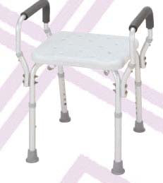Merits Health Products Bath Transfer Bench  300 Lbs. Weight Capacity Arm Rests - A203-2