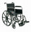 Merits Health Products Wheelchair Dual Axle Full Length Arm Padded Arm Style Composite Mag Wheel Black Upholstery 18 Inch Seat Width 250 Lbs. Weight Capacity - N211AMFZMU