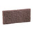 Saalfeld Redistribution Niagara Scouring Pad Heavy Duty Brown NonSterile Synthetic Fiber 4-5/8 X 10 Inch Reusable - 4801135094