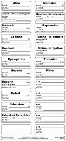 Correct Medication Labeling System - Label Kit - 3302 — Serfinity Medical