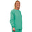 Fashion Seal Uniforms - Scrub Shirt Medium Jade Without Pockets Long Set-In Sleeve Unisex - 6736-S