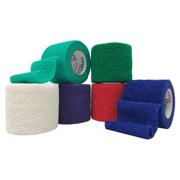 Andover Coated Products Bandage Coflex Compression Elastic 3"X5Yd Ltx Non-Sterile Cohesive Rainbow 24/Bx - 3300RB-024
