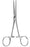 Aesculap - Hemostatic Forceps Rochester-Ochsner 6-1/4 Inch Length Surgical Grade Stainless Steel NonSterile Ratchet Lock Finger Ring Handle Straight Serrated Jaws with 1 X 2 Teeth - BH618R