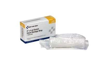 First Aid Only - Conforming Bandage Cotton / Polymer 4 Inch X 4 Yard Roll Shape Sterile - 5-800