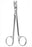 Aesculap - Ligature Scissors 5-1/4 Inch Length Surgical Grade Stainless Steel NonSterile Finger Ring Handle Straight Blunt Tip / Blunt Tip - BC803R