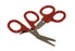 First Aid Only - Bandage Scissors 3-1/2 Inch Length Stainless Steel / Plastic Finger Ring Handle Angled Blunt Tip / Blunt Tip - 17-008