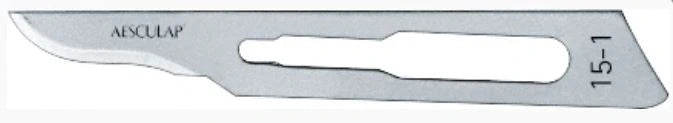 Aesculap - Surgical Blade Carbon Steel No. 15 Sterile Disposable Individually Wrapped - BB515