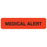 Tabbies Name Alert/Two Patients with Same Name, Fluorescent Red  -1-1/4"W x 5/16"H, 500 per Roll - MAP164