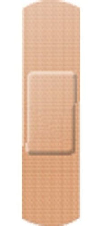 Dukal American White Cross Adhesive Strip 3/4 X 3 Inch Fabric Rectangle Tan Sterile - SVT3D