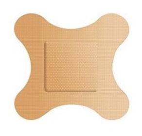 American White Cross - Adhesive Strip 2-7/8 X 3 Inch Fabric 4-Wing Tan Sterile - SV3ER