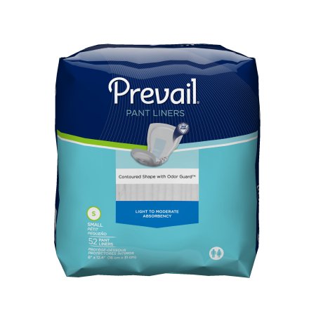First Quality Prevail Bladder Control Pad 13-1/2 Inch Length Moderate Absorbency Polymer Small Unisex Disposable - PL-100/1