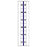 Tabbies Printed Index Tabs, 1" Alpha 'A - Z' (25 Divisions) - 1"W - 1/2", 10 per Pack - 58302