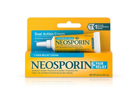 Neosporin + Pain Relief - First Aid Antibiotic with Pain Relief Cream 0.5 oz. Tube - 512382900