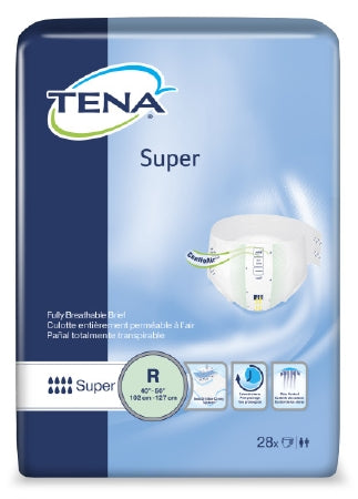 Essity HMS North America Inc TENA Super Adult Incontinent Brief Tab Closure Regular Disposable Heavy Absorbency - 67405