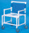IPU IPU Shower Chair ipu Fixed Arm PVC Frame Mesh Back - SC200-OS-FS