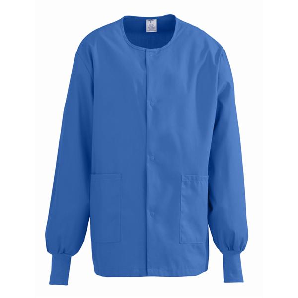 ComfortEase by Medline Jacket Warm-Up 65% Polyester / 35% Cotton Comfortease Unisex Rylblu Lg 2Pckt Ea - 8832JRLL