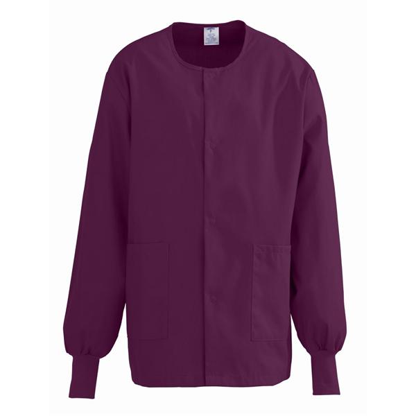 ComfortEase by Medline Jacket Warm-Up 65% Polyester / 35% Cotton Comfortease Unisex Wine Xl 2Pckt Ea - 8832JWNXL