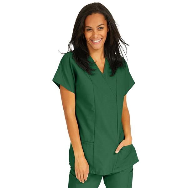 ComfortEase by Medline Shirt Scrub Comfortease 8851 Crossover Unisex 3X Large Evergreen Ea - 8851JEGXXXL
