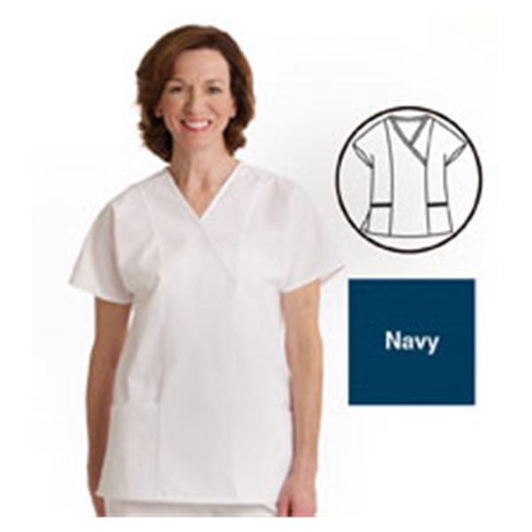 ComfortEase by Medline Shirt Scrub Comfortease 8851 Crossover Unisex X-Large Midnight Blue Ea - 8851JNTXL