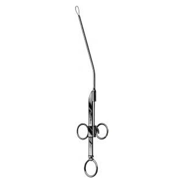 Miltex-Integra Snare Nasal Krause 10" Slightly Angled Cannula Stainless Steel Ea - 20-180