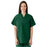 ComfortEase by Medline Shirt Scrub 910 Unisex Small Evergreen Ea - 910JEGS-CM