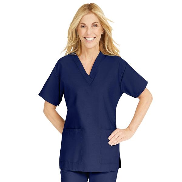 ComfortEase by Medline Shirt Scrub Comfortease 8800 Womens Large Midnight Blue Ea - 8800JNTL