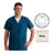 ComfortEase by Medline Shirt Scrub Comfortease 8800 Womens Large White Ea - 8800XTQL