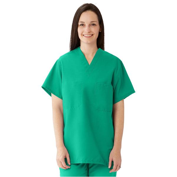 ComfortEase by Medline Shirt Scrub 910 Unisex X-Large Jade Green Ea - 910JTJXL-CM