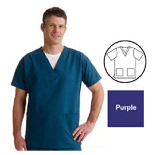 ComfortEase by Medline Shirt Scrub Comfortease 8800 Womens 3X Large Purple Ea - 8800JPPXXXL