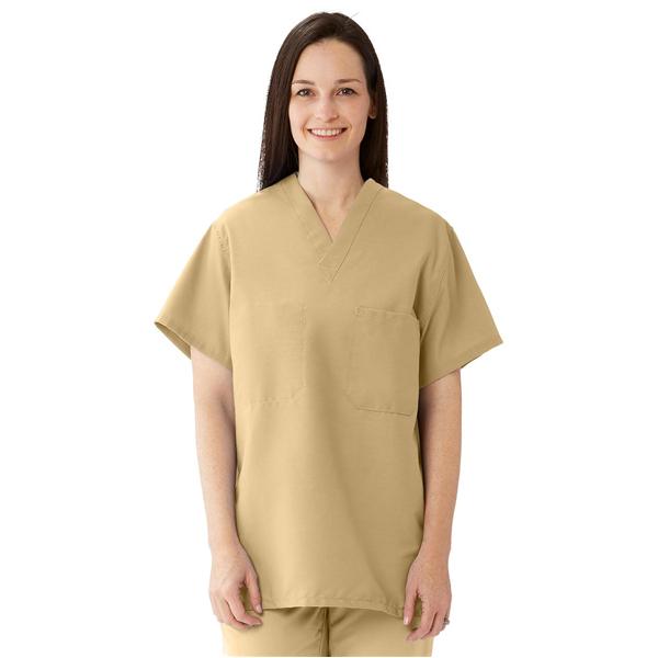ComfortEase by Medline Shirt Scrub 910 Unisex 3X Large Khaki Ea - 910JKKXXXL-CM
