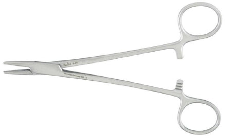 Miltex Padgett Hemostatic Forceps Mosquito 6 Inch Surgical Grade Stainless Steel NonSterile Ratchet Lock Finger Ring Handle Curved - FLM-145