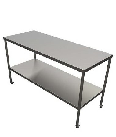 Future Health Concepts - Instrument Table 24 X 34 X 60 Inch Stainless Steel 1 Shelf - FHC8004-30