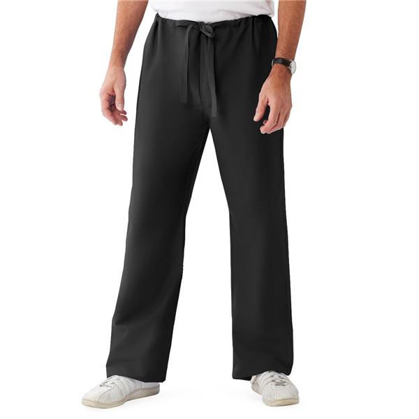 ComfortEase by Medline Pant Scrub 65% Polyester / 35% Cotton Unsx Blk Md Rvrsbl Pckt Ea - 900DKWM-CM