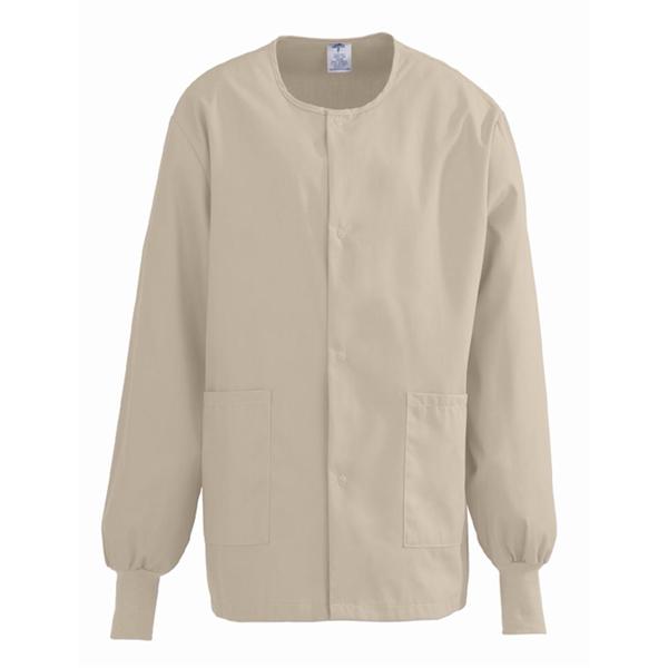ComfortEase by Medline Jacket Warm-Up 65% Polyester / 35% Cotton Comfortease Unisex Khaki Sm 2Pckt Ea - 8832JKKS