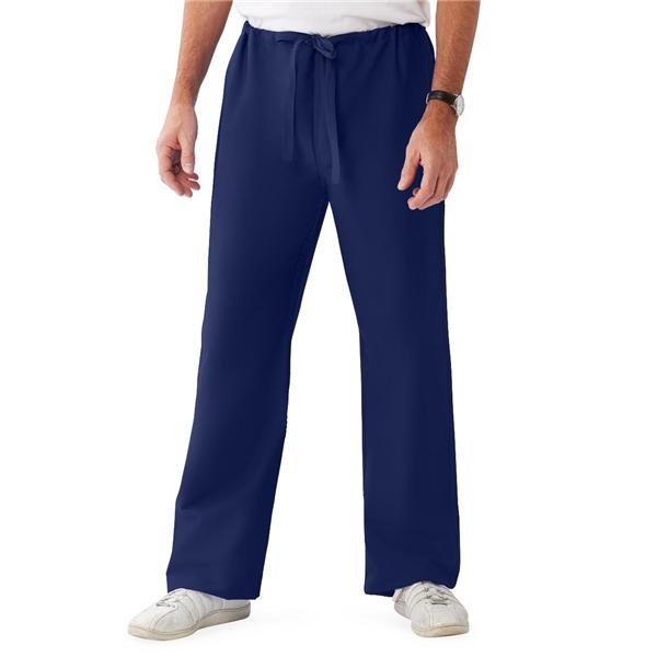 ComfortEase by Medline Pant Scrub Poly/Ctn Unsx Mdnght Blu Xl Rvrsbl Pckt Ea - 900JNTXL-CM