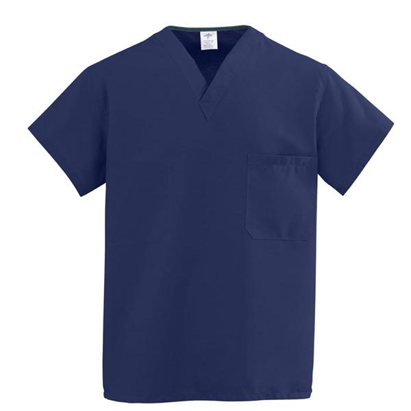 ComfortEase by Medline Shirt Scrub 910 Unisex Large Midnight Blue Ea - 910JNTL-CM