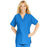 ComfortEase by Medline Shirt Scrub Comfortease 8800 Womens 3X Large Royal Blue Ea - 8800JRLXXXL