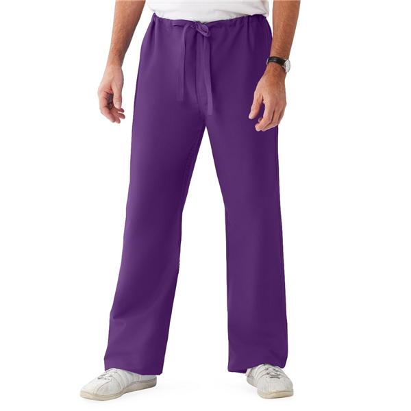 ComfortEase by Medline Pant Scrub Poly/Ctn Unsx Prpl 2Xl Rvrsbl Pckt Ea - 900JPPXXL-CM