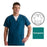 ComfortEase by Medline Shirt Scrub Comfortease 8800 Womens 2X Large Evergreen Ea - 8800JEGXXL