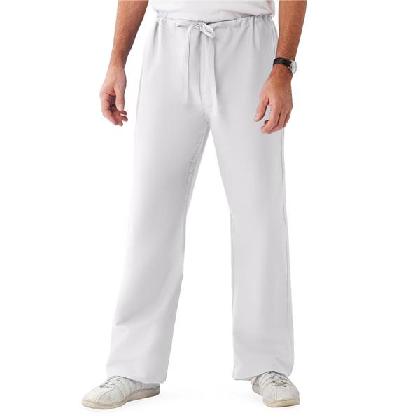 ComfortEase by Medline Pant Scrub 65% Polyester / 35% Cotton Unsx Wht Md Rvrsbl Pckt Ea - 900XTQM-CM