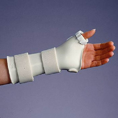 Patterson Medical Supply Rolyan Thumb Spica Splint Polyform Thermoplastic / Plastazote Padding Large - A9077