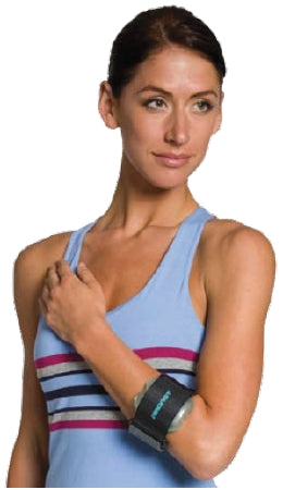 DJO Aircast Pneumatic Armband One Size Fits Most Hook and Loop / D-Ring Closure Tennis Elbow Left or Right Elbow 8 to 14 Inch Circumference - 81-05A
