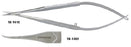 Miltex Miltex Iris Scissors 4-1/8 Inch Length OR Grade Stainless Steel (German) NonSterile Thumb Handle w/Spring Curved Blade Sharp/Sharp - 18-1409