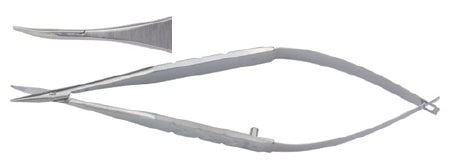 Miltex Miltex Conjunctival Scissors McPherson-Westcott 4-1/8 Inch Length Surgical Grade Stainless Steel NonSterile Thumb Handle w/Spring Curved Blade Blunt/Blunt - 18-1441